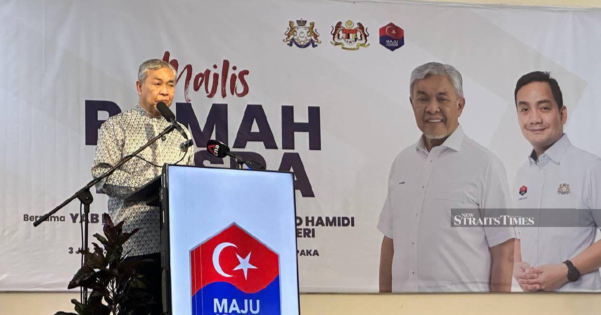 Stop Relitigating Past Grievances, Zahid Tells Coalition Partners as Johor Campaign Intensifies