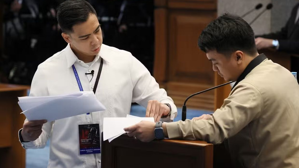 Duterte's defence team argues threats do not constitute impeachable offence