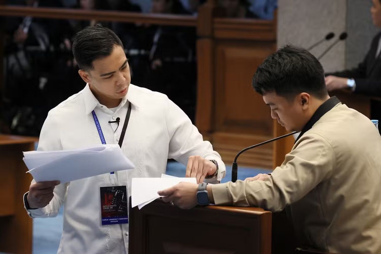 Duterte's defence team argues threats do not constitute impeachable offence