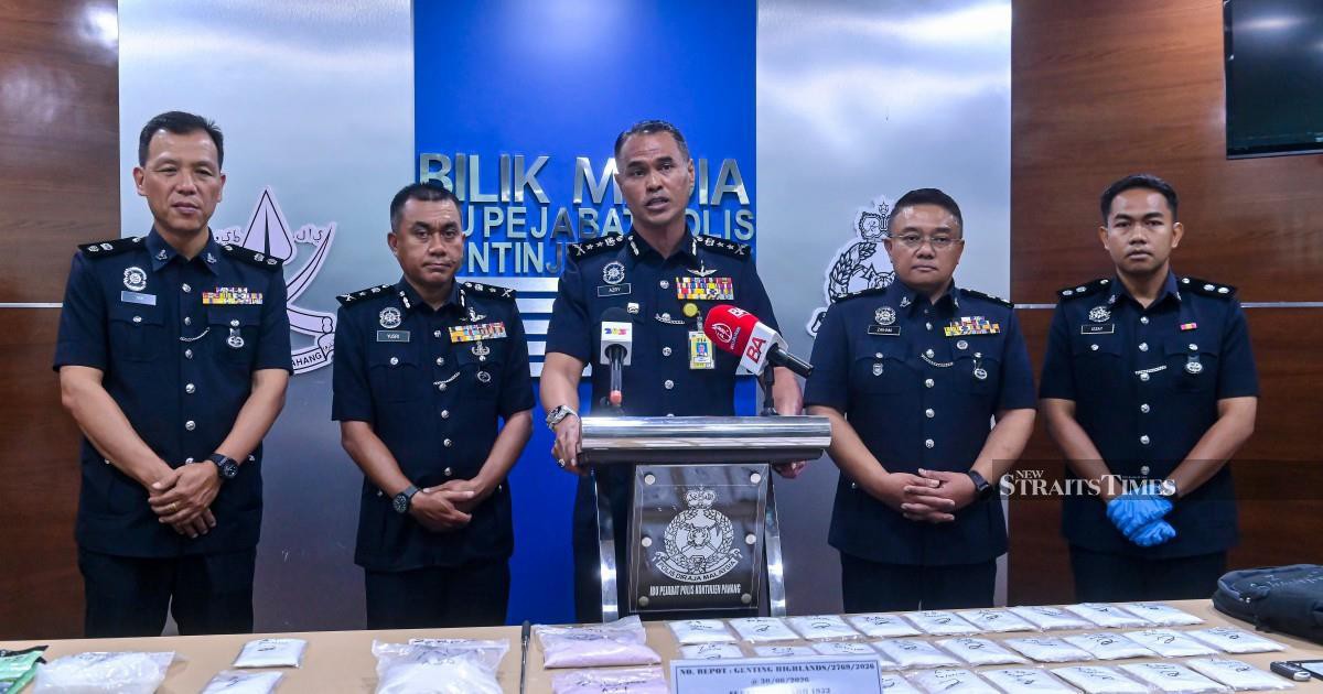 Pahang's Intensive Three-Day Drug Crackdown Yields Major Seizures and Hundreds of Arrests