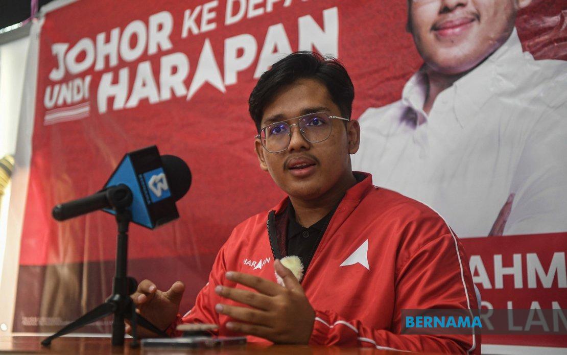 Danish Hossman Pledges Economic Development Push for Johor Lama Voters