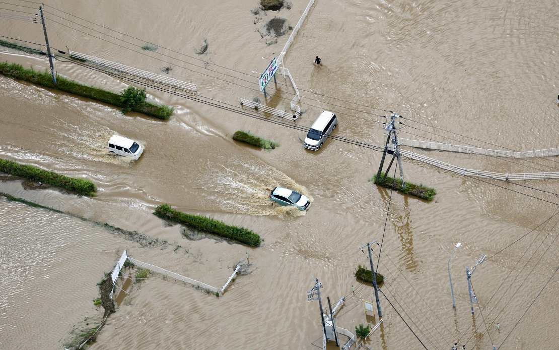 Eight Dead as Record Rainfall Hammers Japan's Chiba Prefecture