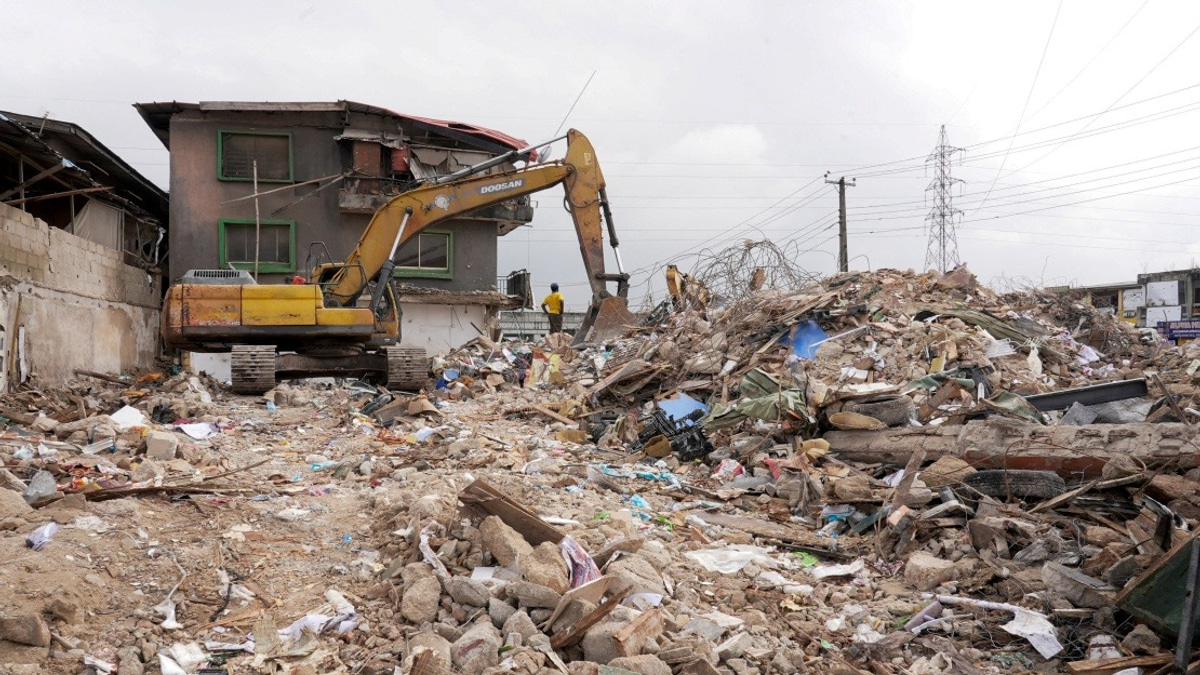 Nine Dead, 27 Rescued After Three-Story Shopping Complex Collapses in Lagos